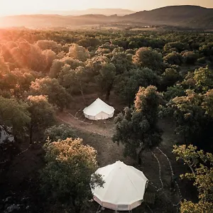 Luxe tent Lodg'ing Nature Camp Luberon, Saint-Michel-lʼObservatoire